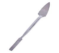 Amtech G1850 Leaf and Square Profiling Tool, Stainless Steel, Triangular and Square Blades, Plasterers Trowel, Small Tool, Double-Ended