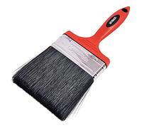 Amtech G4380 4 inch Paint Brush (100mm), No Bristle Loss Design, Soft Grip and Available as 0.5”, 1.5”, 2”, 2.5”, and 3”, Multi-Colour