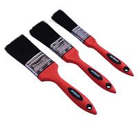 Amtech G4385 Pack of 3 No Bristle Loss Soft Handle Paint Brush Set