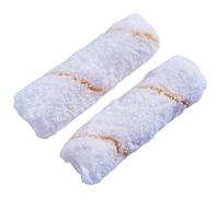 Amtech G4445 100mm (4") Roller Sleeves, 9mm Microfibre Pile Roller Sleeves, Short Pile Paint Rollers for Smooth Paint Surfaces, 2 Pack