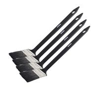 Amtech G4495 Long Reach Angled Paint Brush, 2” (50mm) Radiator Paint Brush, No Bristle Loss design with 30cm handle (Pack of 4)