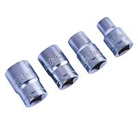 Amtech I0200 4 Piece 13mm (1/2") Drive Socket Set