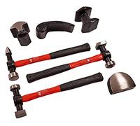 7pc Auto Body Kit - Repair Tool Car Panel Hammers Beating Amtech Heel Dolly - auto body kit repair tool car panel hammers 7pc beating amtech heel
