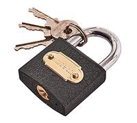 Amtech - Iron Padlock, 6mm Hardened Shackle, 3 Keys, Corrosion-Resistant Security for Gates, Sheds, Lockers and Toolboxes, 38mm
