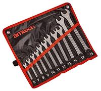 Am-Tech Combination Spanner Set K0400 – 11pc Drop Forged Chrome Plated 6–19 mm