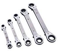 Am-Tech Offset Ring Ratchet Spanner Set K1525 - 5 Pieces