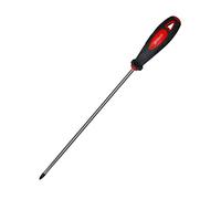 Amtech L0738 Long Reach Screwdriver, PZ2, 325mm, Chrome Vanadium Steel with Magnetic Tip, Non-Slip Soft-Grip Handle