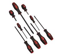 9pc Screwdriver Set - screwdriver set 9 slotted phillips piece grip new engineers soft amtech diy pieces