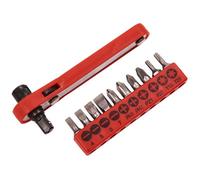 Amtech L1560 11 Piece Offset Ratchet Screwdriver Set