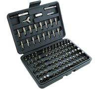 Amtech L3365 Screwdriver Bit Set 100 Pieces Assorted Chrome Vanadium Steel