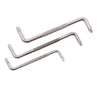 3pc Offset Screwdriver Set - Angle Bent Wrench 3 Cranked Double Piece Sided New - offset screwdriver angle bent wrench 3 cranked double 3pc piece