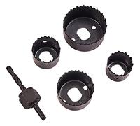 5pc Hole Saw Set - Drill Bit Cutting Circular 35mm 44mm 54mm Cutter 32mm Round - hole set saw 5pc drill bit cutting circular 35mm 44mm 54mm cutter