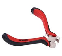 Am-Tech Mini End Nipper Plier Pro B3025 - Drop-Forged Steel, Spring Action, Two-Tone Grips