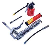 Amtech Mini Grease Gun Kit with 100 cc Cartridge Compatibility, Steel Tube & Flexible Nozzles for Precision Lubrication in DIY & Professional Use