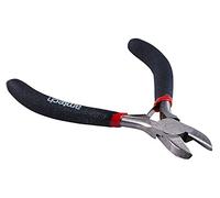 Am-Tech Mini Side Cutting Pliers B3180, Spring, Drop-Forged Steel, Matt Grip Handles