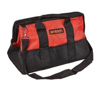 Amtech 22 Pocket Contractors Tool Bag, Reinforced Polyester with Wide Opening and Shoulder Strap for Organised Tool Storage on Site or at Home.