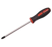 Amtech No.3 Phillips 15 cm Screwdriver, Chrome Vanadium Steel with Magnetised Tip and Soft-Grip Handle for Durable, Comfortable Operation