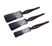 Amtech - No Bristle Loss Paint Brush Set, precise cutting-in to broad strokes, classic handles, 25mm, 38mm, 50mm
