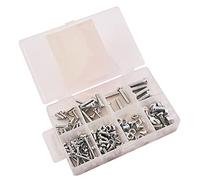 Amtech Nuts and Bolts Set - DIY at Home, Secure Fastening for Wood, Metal, Stubs, and More, Easy to Use, Includes Convenient Storage Box (150 Piece)