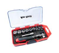Amtech Offset Ratchet Handle Bit & Socket Set 23Pk One Colour (One Size)