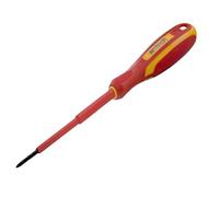 Amtech L0655 PZ1 VDE Insulated Electrical Screwdriver - 80mm Pozidriv™ Tip, 1000V Rated, Chrome Vanadium Shaft