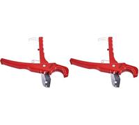 Amtech - Plastic Pipe Cutter, Lightweight Aluminium Body, Smooth Cutting for Plastic Tubing and Conduits (34mm) (Pack of 2)