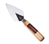 Amtech - Pointing Trowel, 100mm Hardened Steel Blade with Wooden Handle, for Brickwork, Mortar Joints and Repairs