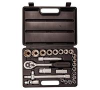 25pc 1/2" Drive Socket Set - 25 12 Crv Amtech Piece Extension Bar Case - socket set drive 25 12 crv amtech piece 25pc extension bar case