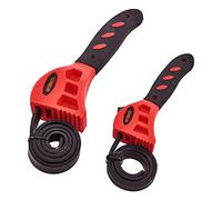 2pc Strap Wrench Set - 2 Amtech Piece Adjustable - wrench strap set 2 amtech piece adjustable