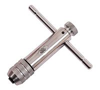 Amtech Ratchet Tap Wrench - Large Bar Die Set, Chrome-Plated, Reversible Forward/Reverse Lock, M5-M12 (S1460)