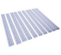 Amtech S1607 Security Spikes, White, 10-Piece