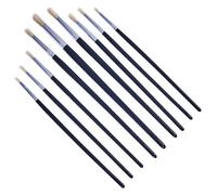 Amtech S4135 9 Piece Round Tip Art Brush Set