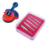 Amtech S4405 Diamond Tile Core Drill Kit And Vacuum Base Drill Guide