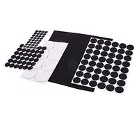 Amtech S5325 Floor Protector Furniture Pads, Non-Marking Self-Adhesive Sticky Felt Pads, 5 Assorted Sizes, 125-pieces