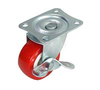 Amtech S5670 Swivel Castor Set 4 x 2” (50mm), Wheels for Moving Furniture with 140kg Loading Capacity, Non-Marking