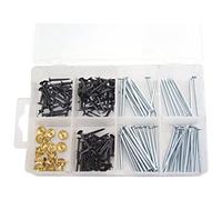 Amtech S5800 500 Piece set of assorted nails, tacks and push pins