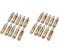 Amtech S5910 10 Piece M6 x 50mm expansion bolts (Pack of 2)