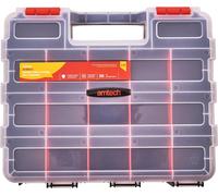 Amtech S6463 Double-Sided Storage Box Organiser, Screw Box, Assortment Box for