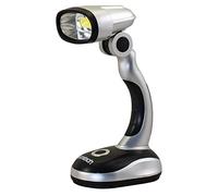 Amtech S8124 Cordless Desk Lamp, Super Bright COB (chip on board) LED Illumination, Portable and Lightweight, 160° Pivoting Head, 3x AA Batteries Included, Ideal for Desk, Office, Camping, Travelling,