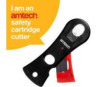 Amtech Safety Cartridge Cutter For Silicone Gel, Caulk, And Acrylic, Two Cutting Positions For Even And Accurate Cuts, Easy To U