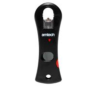 Amtech - Safety Cartridge Cutter for Silicone Gel, Caulk, and Acrylic, Two Cutting Positions for Even and Accurate Cuts, Easy to Use, Durable and Long Lasting, Lightweight, Compact