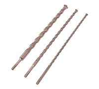 Amtech - SDS Masonry Drill Set, Carbide-Tipped for Fast Drilling in Brick & Concrete, SDS/SDS+ Fit, Deep Fixings & Cable Runs, Anti-Friction Coating, 12/16/24mm, 450mm Length