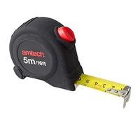 Amtech - Self-Locking Tape Measure, 5m (16ft) x 25mm Wide Blade with Metric/Imperial Markings, Quick Lock & Belt Clip, For Carpentry, Decorating & Site Measuring Tasks