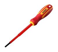 Amtech L0658 4mm x 100mm Slotted VDE 1000V Electrical Screwdriver