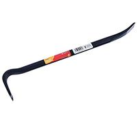 Amtech Strong Arm Wrecking Bar, Thick Lever Arm for Extra Power, Drop-Forged Steel with Chisel & Swan-Neck Ends, Efficient Dismantling, 18"