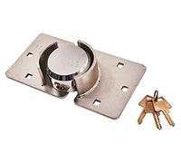 73mm Shackleless Round Padlock With Hasp - Security Van Heavy Duty Set Shed - padlock 73mm hasp security round van heavy duty shackleless set shed