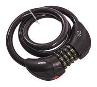 Amtech T1835 900mm (35") X 12mm Security Cable With Built-In Led Combination Lock