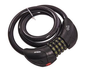 Amtech T1835 900mm (35") X 12mm Security Cable With Built-In Led Combination Lock