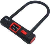 Amtech T1875 12mm D-Shackle Combination Lock - Hardened 4-Digit Shackle Lock