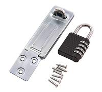 Combination Padlock And Hasp - Staple Heavy Duty Security Shed Gate Secure - combination hasp padlock staple heavy duty security shed gate secure